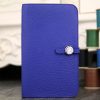 Hermes Dogon Combine Wallet In Electric Blue Leather - Image 9