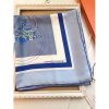 Hermes Mauve Ex-Libris Coloriage Silk Shawl - Image 2
