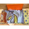 Hermes Blue Savana Dance Shawl - Image 5