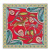 Hermes Red Savana Dance Shawl - Image 2