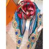 Hermes Red Savana Dance Shawl - Image 3