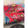 Hermes Red Savana Dance Shawl - Image 5