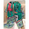 Hermes Vert Savana Dance Shawl - Image 3