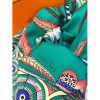 Hermes Vert Savana Dance Shawl - Image 9