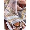 Hermes Blanc Sangles en Zigzag Silk Scarf - Image 6