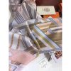 Hermes Blanc Sangles en Zigzag Silk Scarf - Image 7