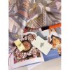 Hermes Blanc Sangles en Zigzag Silk Scarf - Image 8