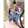 Hermes Black Sangles en Zigzag Silk Scarf - Image 9