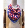 Hermes Blue Ex-Libris en Cravates Silk Scarf - Image 7