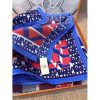 Hermes Blue Ex-Libris en Cravates Silk Scarf - Image 9