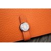 Hermes Dogon Combine Wallet In Orange Leather - Image 5