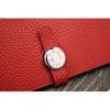 Hermes Dogon Combine Wallet In Red Leather - Image 6