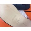 Hermes Navy Blue Epsom Izmir Sandals - Image 4