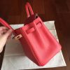 Hermes Bougainvillier Clemence Birkin 25cm Handmade Bag - Image 2