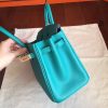 Hermes Blue Paon Epsom Birkin 25cm Handmade Bag - Image 5