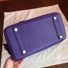Hermes Iris Clemence Birkin 30cm Handmade Bag - Image 8