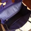 Hermes Iris Clemence Birkin 30cm Handmade Bag - Image 9