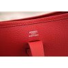 Hermes Red Evelyne III PM Bag - Image 3