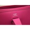 Hermes Rose Red Evelyne III PM Bag - Image 8