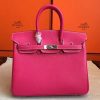 Hermes Rose Tyrien Epsom Birkin 30CM 35cm Handmade Bag