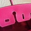Hermes Rose Tyrien Epsom Birkin 30CM 35cm Handmade Bag - Image 4