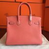 Hermes Crevette Epsom Birkin 30cm Handmade Bag - Image 9