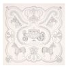 Hermes Creme Paperoles Silk Twill Scarf