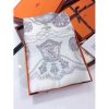 Hermes Creme Paperoles Silk Twill Scarf - Image 3