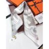 Hermes Creme Paperoles Silk Twill Scarf - Image 5