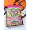 Hermes Vieux Rose Paperoles Silk Twill Scarf - Image 7