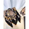 Hermes Black Parures Precieuses Silk Shawl - Image 4