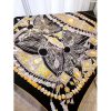 Hermes Black Parures Precieuses Silk Shawl - Image 5