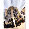 Hermes Black Parures Precieuses Silk Shawl - Image 8
