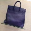 Hermes Blue Haut a Courroies HAC Birkin 40cm Bag - Image 3