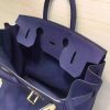 Hermes Blue Haut a Courroies HAC Birkin 40cm Bag - Image 4