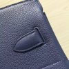 Hermes Blue Haut a Courroies HAC Birkin 40cm Bag - Image 5