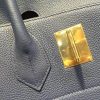 Hermes Blue Haut a Courroies HAC Birkin 40cm Bag - Image 6