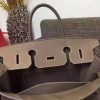Hermes Etoupe Haut a Courroies HAC Birkin 40cm Bag - Image 7