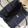 Hermes Black Clemence Birkin 30cm Handmade Bag - Image 2