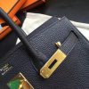 Hermes Black Clemence Birkin 30cm Handmade Bag - Image 3