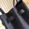 Hermes Black Clemence Birkin 30cm Handmade Bag - Image 8