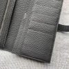 Hermes Black Togo Leather Bearn Gusset Wallet - Image 7
