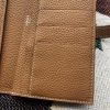 Hermes Brown Togo Leather Bearn Gusset Wallet - Image 7