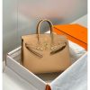 Hermes Birkin 25cm Bag In Chai Clemence Leather - Image 2