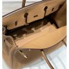 Hermes Birkin 25cm Bag In Chai Clemence Leather - Image 6
