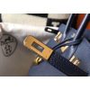Hermes Navy Blue Clemence Birkin 25cm Handmade Bag - Image 5
