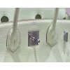 Hermes Birkin 30cm 35CM Bag In Vert Fizz Clemence Leather - Image 5