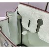 Hermes Birkin 30cm 35CM Bag In Vert Fizz Clemence Leather - Image 8
