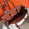 Hermes Birkin 35cm Canvas Bag With Barenia Leather GHW - Image 8