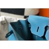 Hermes Birkin 30cm 35cm Bag In Jean Blue Clemence Leather - Image 7